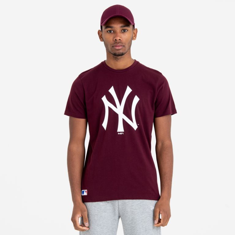 Ropa New Era Mlb Rojos - New York Yankees Team Logo Maroon 68052RJFI